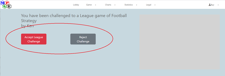Confirmation of League challenge